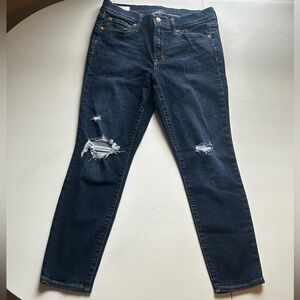 GAP Dark Blue True Skinny - Mid Rise